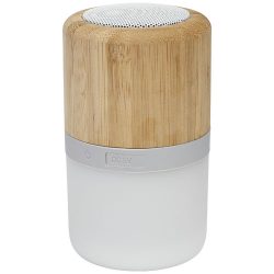 Aurea bamboo Bluetooth® speaker with light 