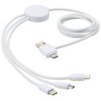 Pure 5-in-1 charging cable with antibacterial additive