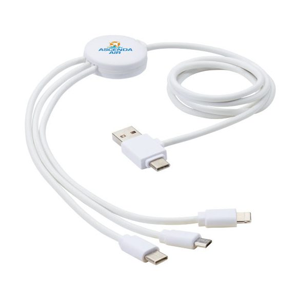 Pure 5-in-1 charging cable with antibacterial additive