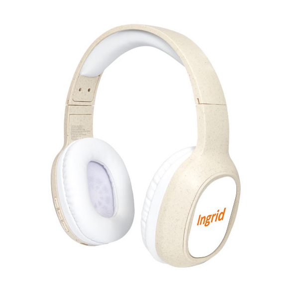Riff wheat straw Bluetooth® headphones with microphone