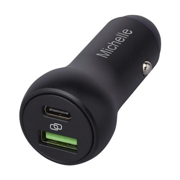 Pilot dual 55W USB-C/USB-A car charger