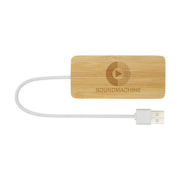 Tapas bamboo USB hub