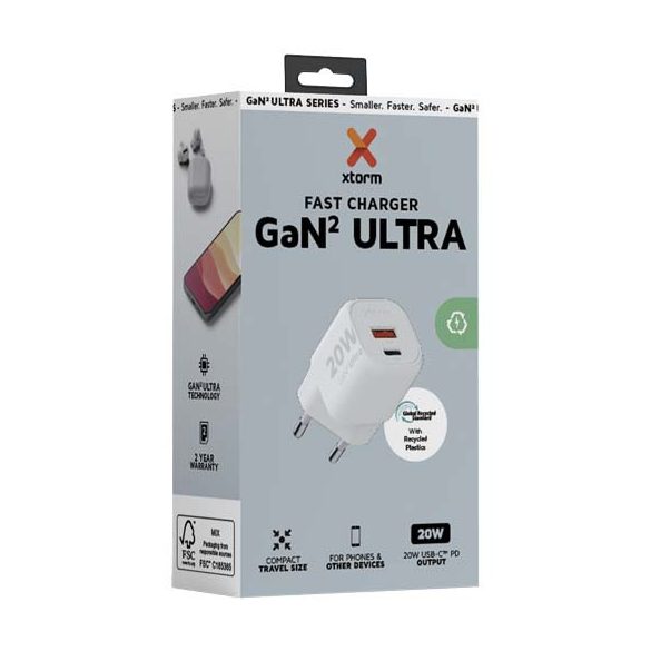 Xtorm XEC020 GaN² Ultra 20W wall charger