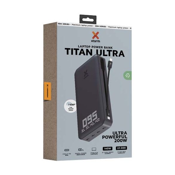 Xtorm XB403 Titan Ultra 27.000 mAh 200W laptop power bank