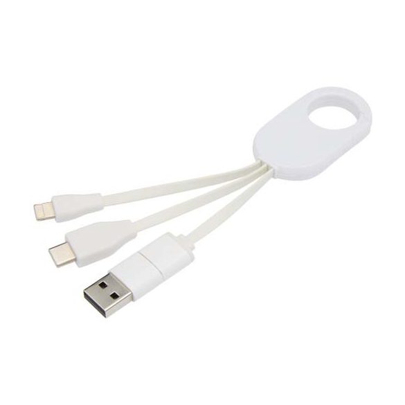 Troop 4-in-1 recycled plastic charging cable