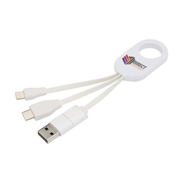 Troop 4-in-1 recycled plastic charging cable