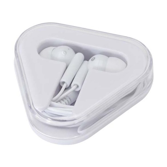 Rebel earbuds with recycled plastic storage box