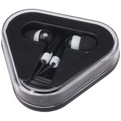 Rebel earbuds with recycled plastic storage box