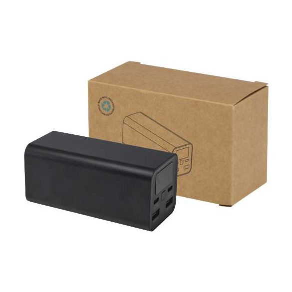 Acamar 20.000 mAh 70W recycled aluminium laptop power bank