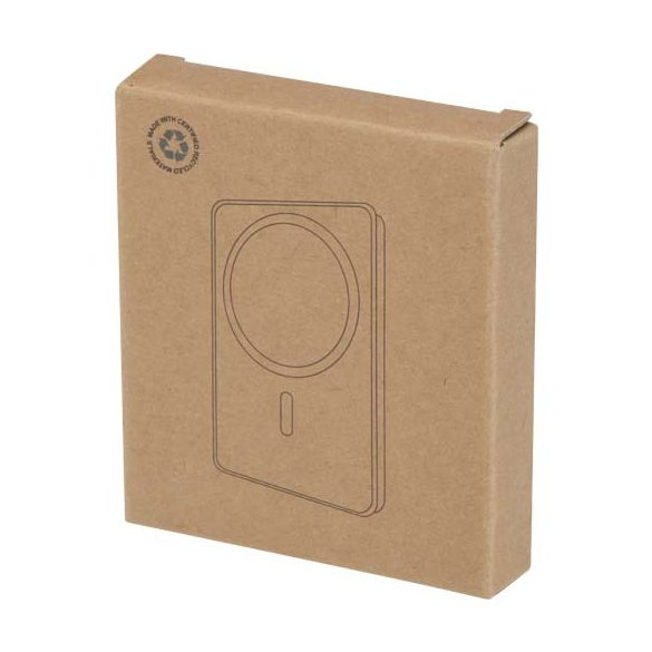 Acrab 5000 mAh 15W magnetic wireless power bank with 20W PD - made from recycled plastic