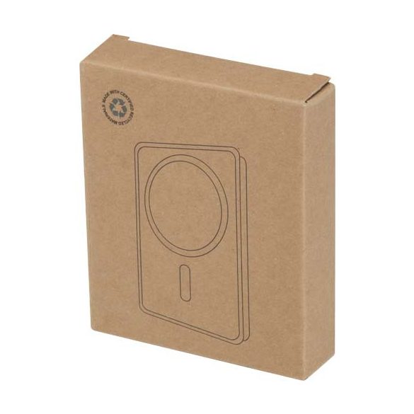 Acrab 10.000 mAh 15W magnetic wireless power bank with 20W PD - made from recycled plastic