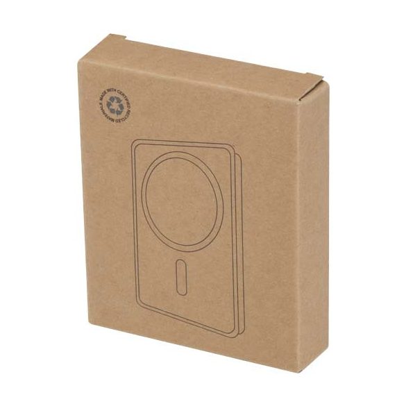 Acrab 10.000 mAh 15W magnetic wireless power bank with 20W PD - made from recycled plastic