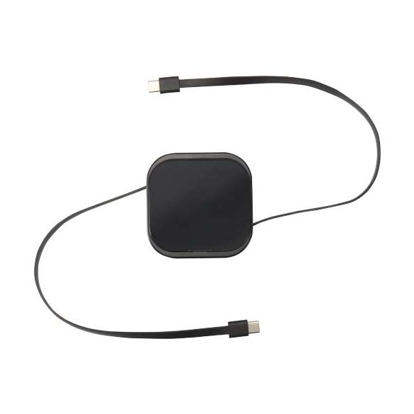 Gloas 5-in-1 recycled retractable data sync and 100W fast charge cable with smartphone tool kit