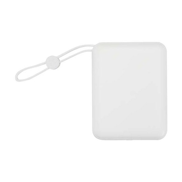Acrux 10.000 mAh 35W tablet power bank with built in Type-C cable - made from recycled plastic