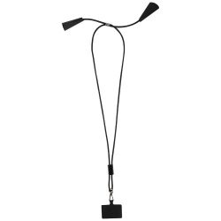   Funi recycled plastic smartphone lanyard with built-in data sync and 100W fast charge 5-in-1 cable