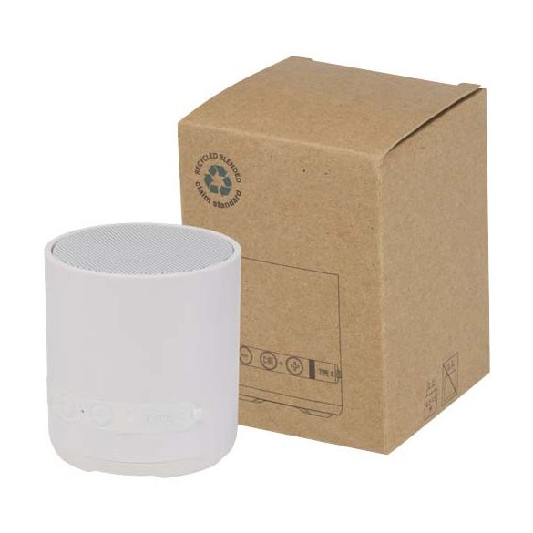 Hunor 3W recycled plastic wireless speaker