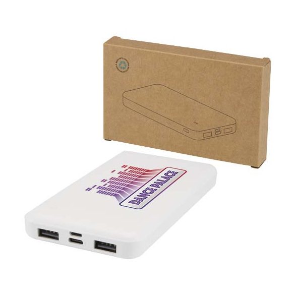 Intan 10.000 mAh 10W recycled plastic power bank