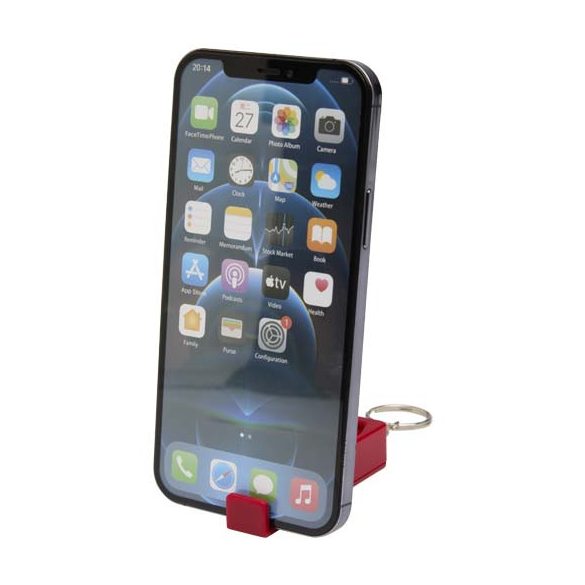 Aggia recycled plastic phone stand with fidget toy