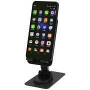   Alhena recycled plastic foldeable phone holder with metal desk stand