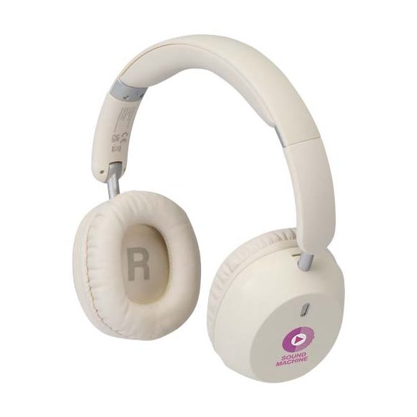 Hoggar recycled plastic over-ear foldeable ANC and ENC headphones