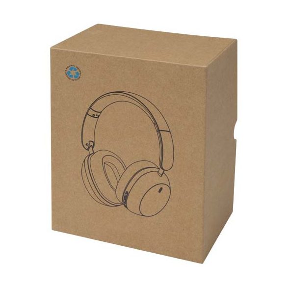 Hoggar recycled plastic over-ear foldeable ANC and ENC headphones