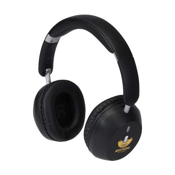 Hoggar recycled plastic over-ear foldeable ANC and ENC headphones