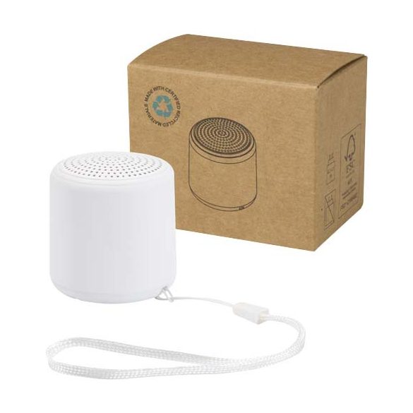 Velkis 3W recycled plastic wireless Bluetooth® speaker
