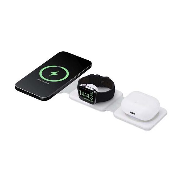 Armus 3-in-1 15W recycled plastic foldable wireless charger