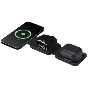 Armus 3-in-1 15W recycled plastic foldable wireless charger