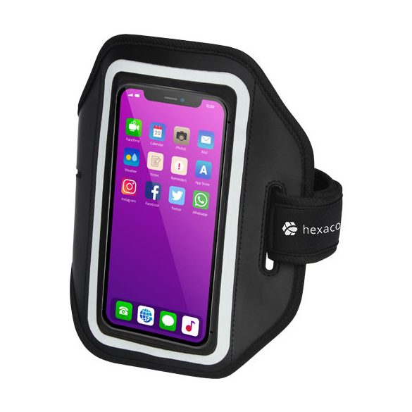 Haile reflective smartphone bracelet with transparent cover