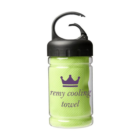 Remy cooling towel in PET container