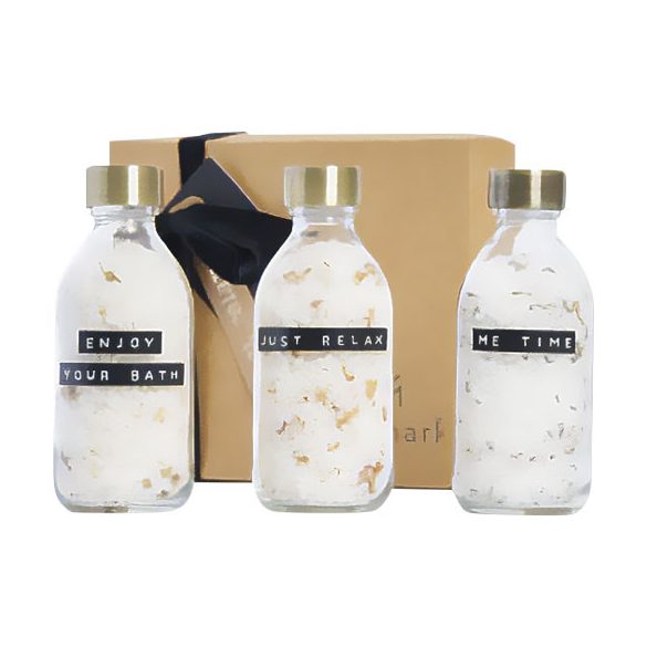 Wellmark Just Relax 3-piece 200 ml bath salt gift set