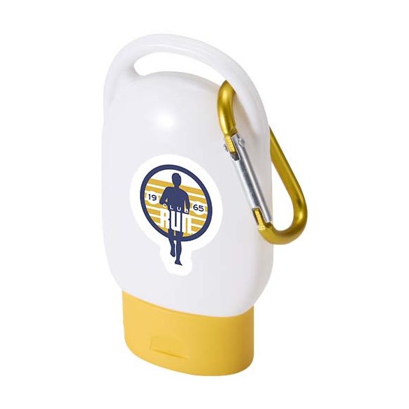 Rosie SPF 30 suncream with carabiner