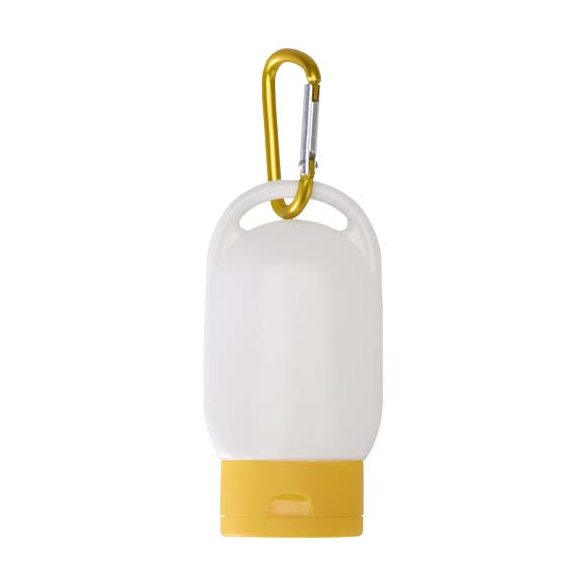 Rosie SPF 30 suncream with carabiner
