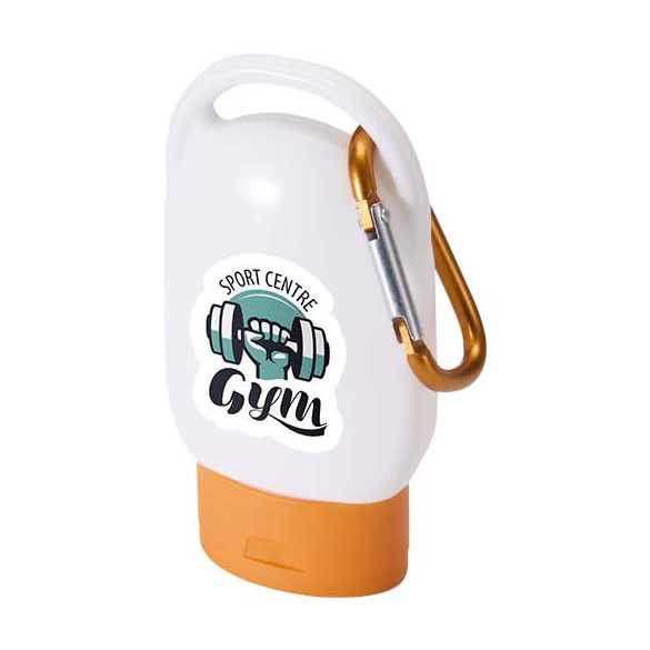 Rosie SPF 30 suncream with carabiner