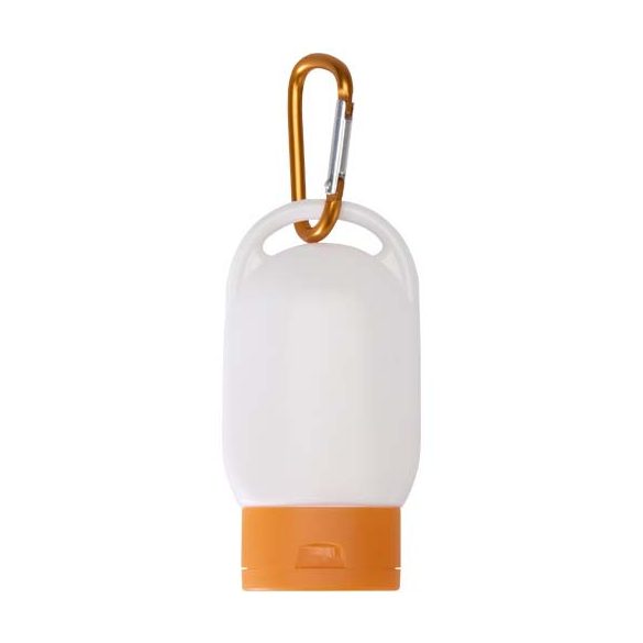 Rosie SPF 30 suncream with carabiner