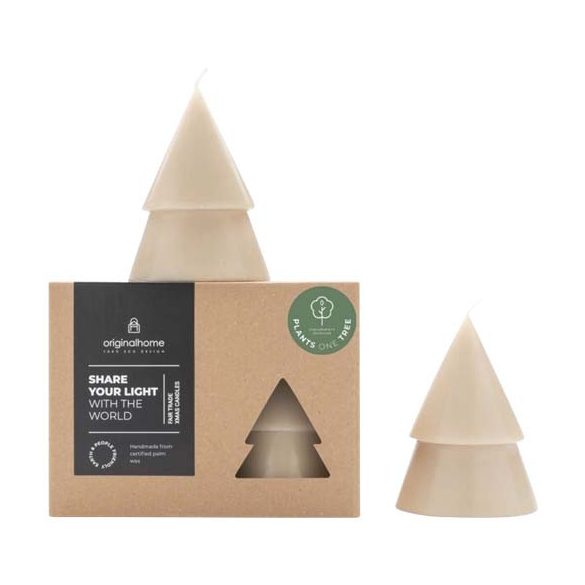 Originalhome Xmas tree candle set of 2 - M
