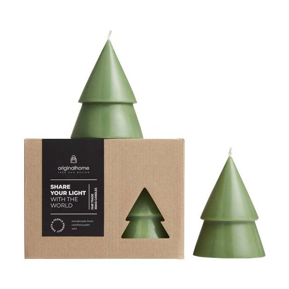 Orginal Home Xmas tree candle matcha - M