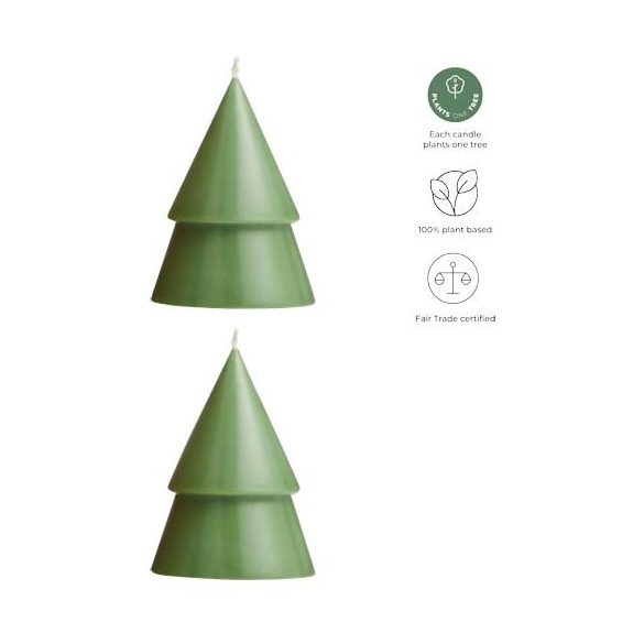 Orginal Home Xmas tree candle matcha - M