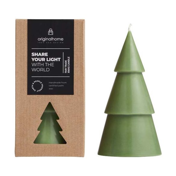 Orginal Home Xmas tree candle matcha - L