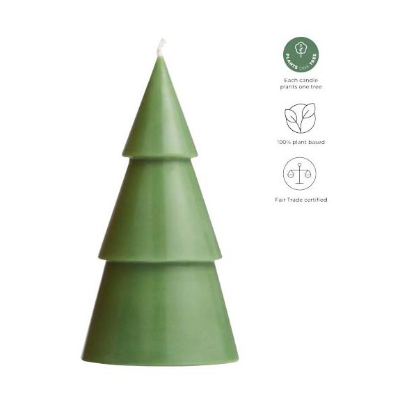 Orginal Home Xmas tree candle matcha - L