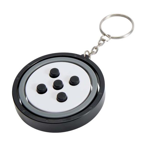 Spinx recycled plastic gyroscope fidget keychain