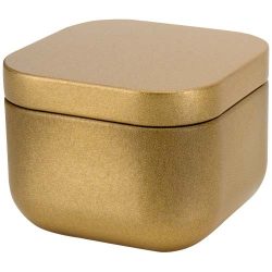 Tindra square tin candle with vanilla aroma