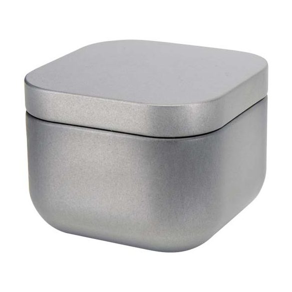 Tindra square tin candle with vanilla aroma