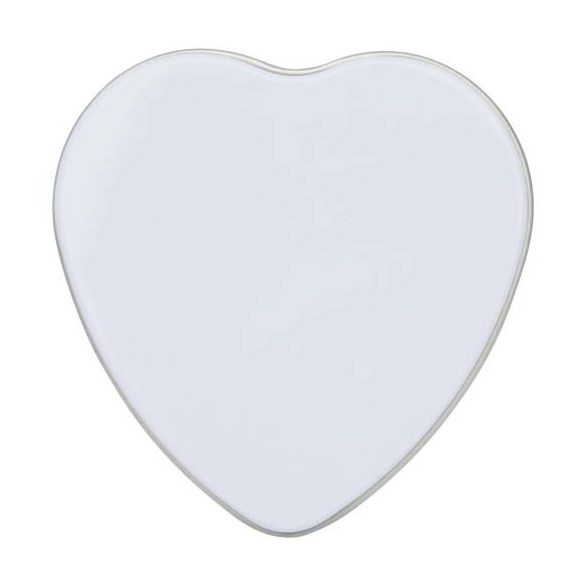 Blissful heart-shaped tin candle with vanilla aroma