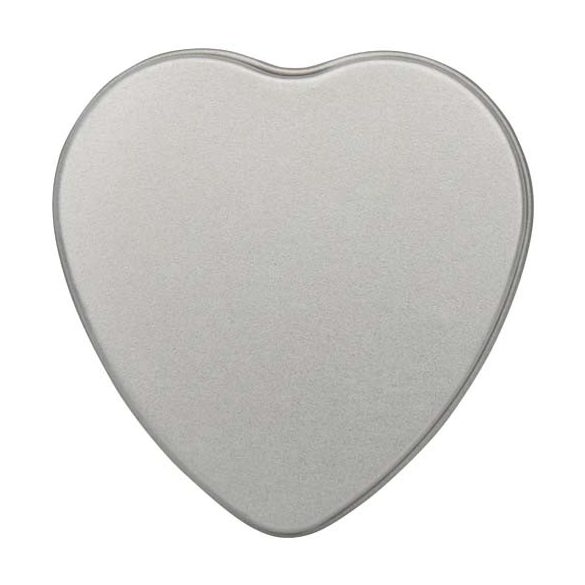 Blissful heart-shaped tin candle with vanilla aroma