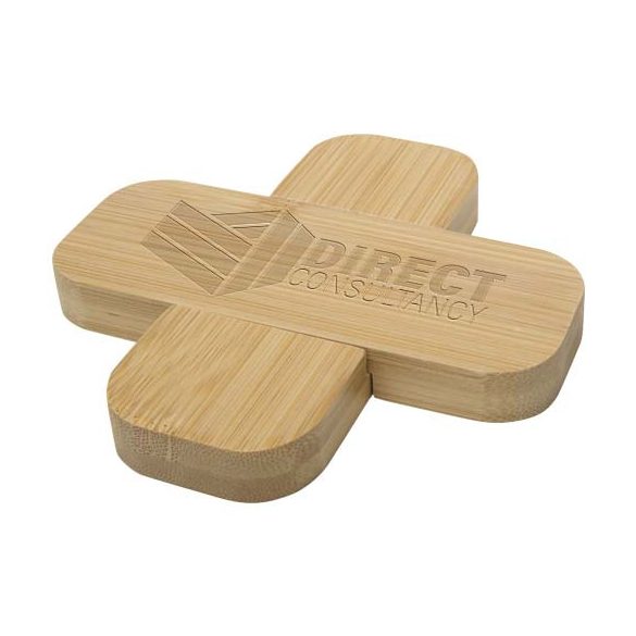 Croc bamboo trivet - small