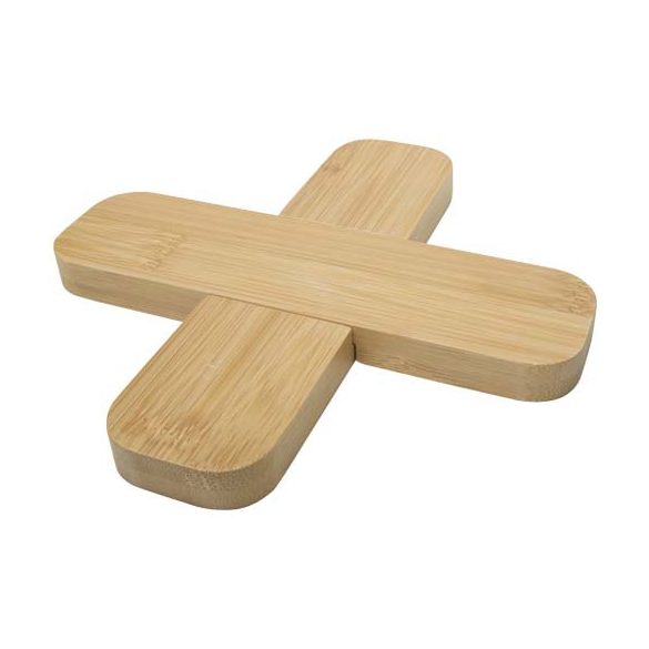 Croc bamboo trivet - large