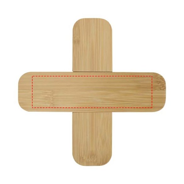 Croc bamboo trivet - large