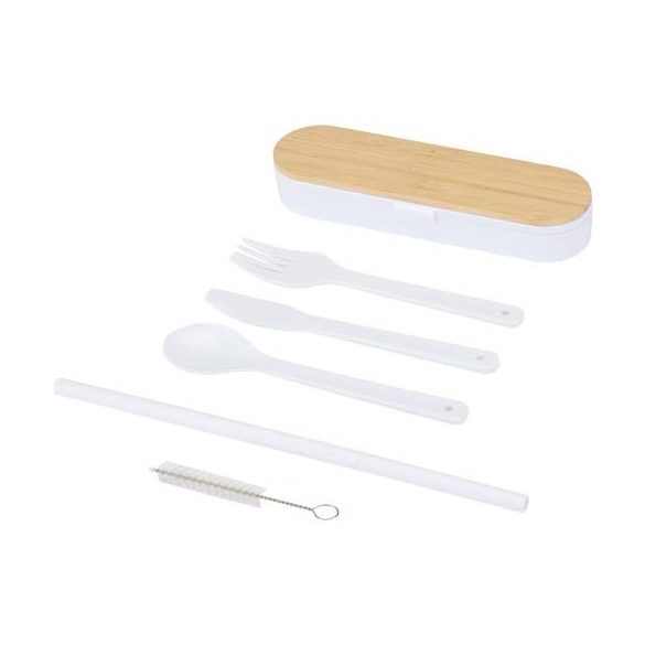 Runa cutlery set with bamboo lid